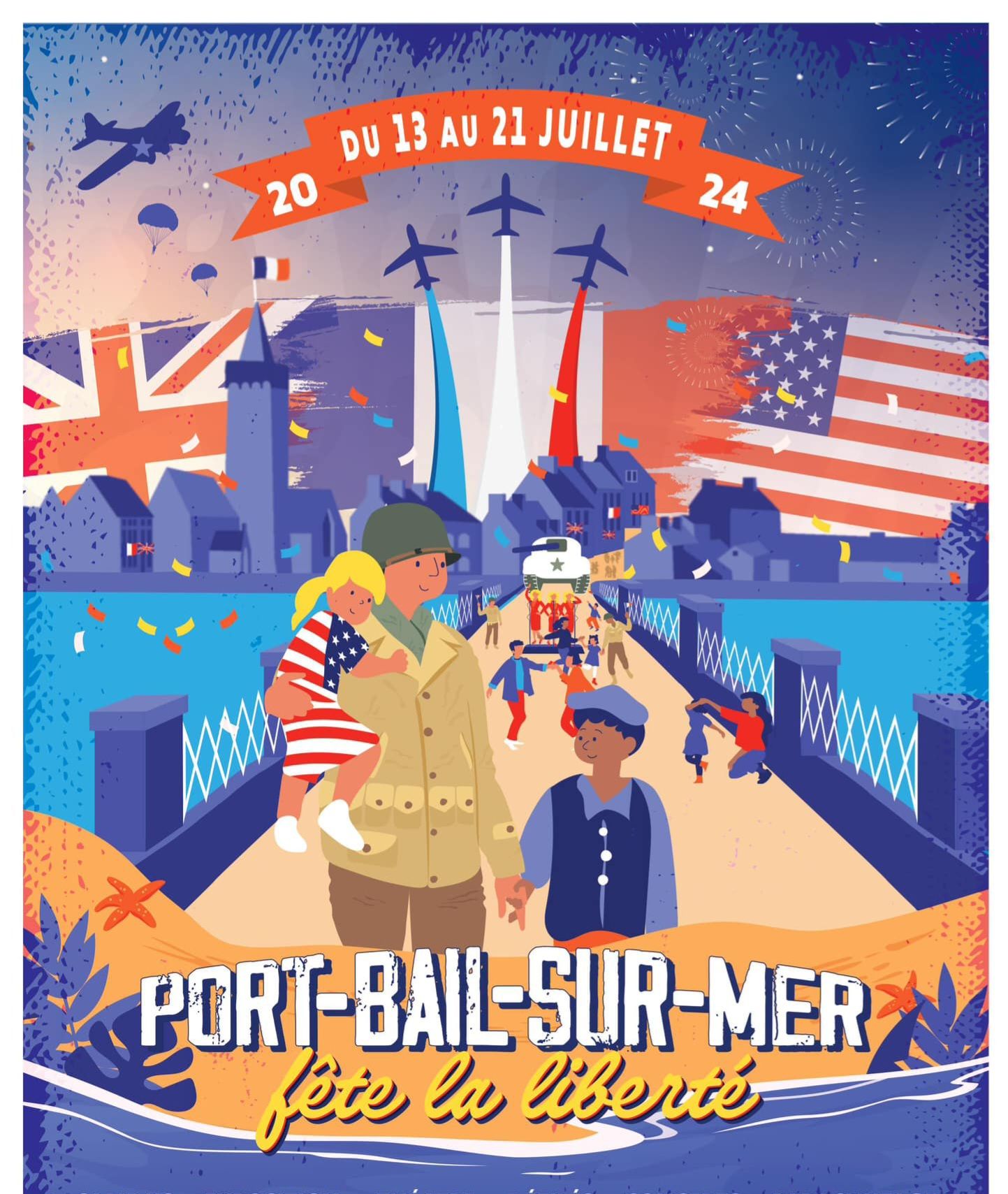20 et 21/07/2024_Commémoration_Libération_Port-bail sur Mer