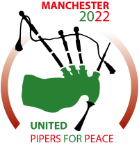 Affiche United pipers for peace Manchester