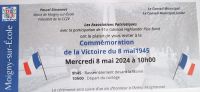 8 mai 1945 - commémoration 2024 à Moigny sur Ecole